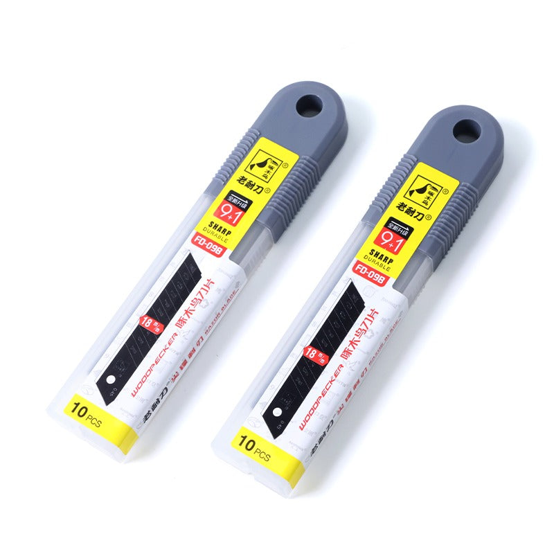 SnapSharp 18mm Utility Knife Replacement Blades – 10 PCS, Heavy-Duty Snap-Off Cutter Refills (Pack Of 1)