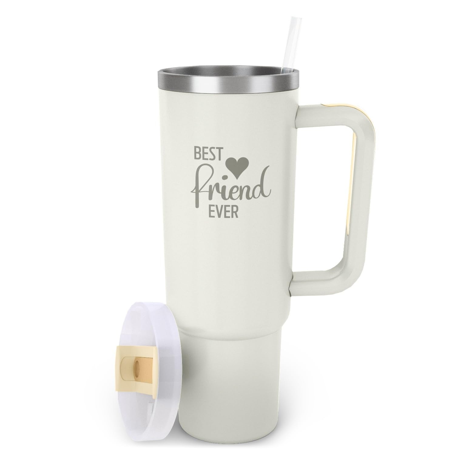 1200ml Customized Name Insulated Tumbler with Straw and Lid
