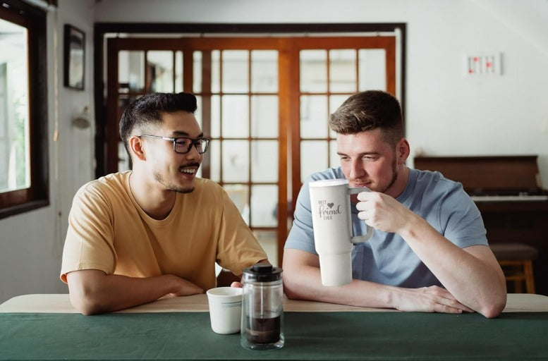 1200ml Customized Name Insulated Tumbler with Straw and Lid